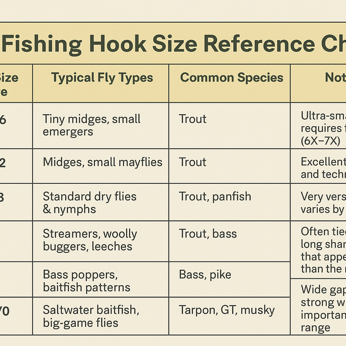Understanding Hook Sizes in Fly Fishing: A Beginner’s Guide