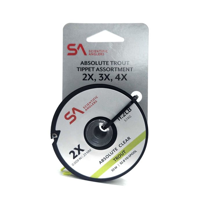 Absolute Trout Clear Tippet Assortment - Scientific Anglers