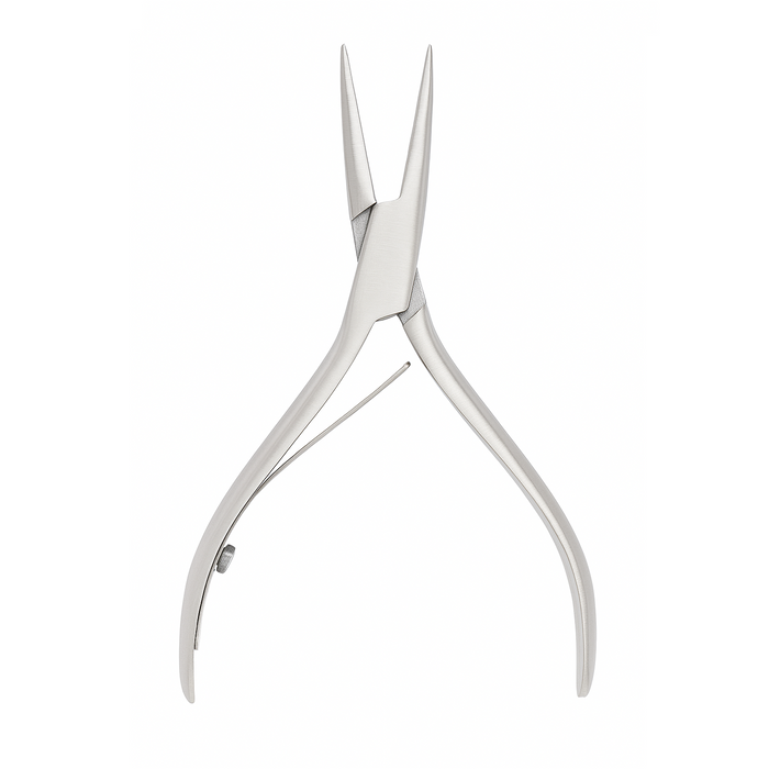 Dr Slick Mini Barb Crusher Plier, 4", Satin, Straight