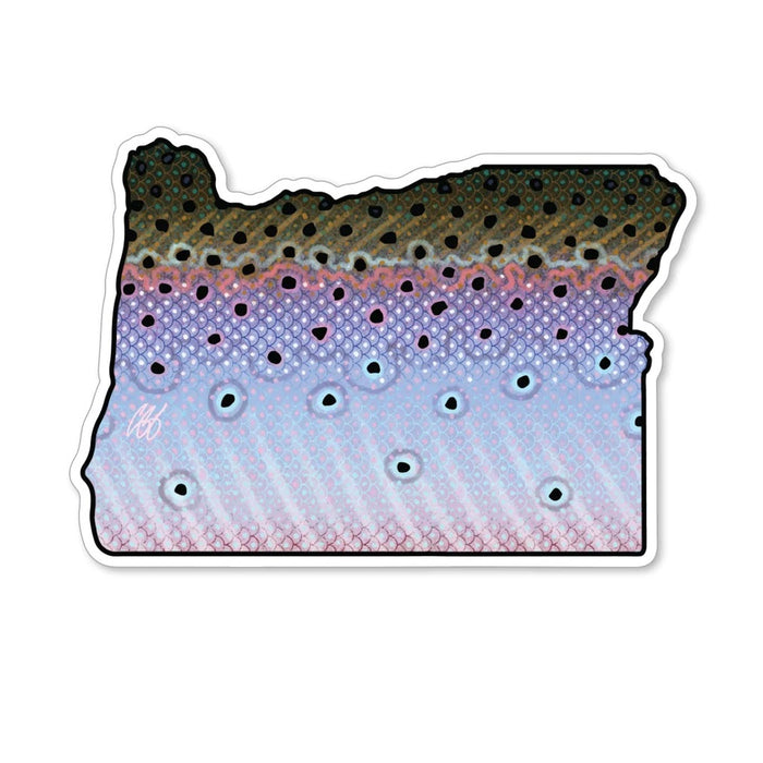 Casey Underwood Artwork - Oregon Steelhead Decal