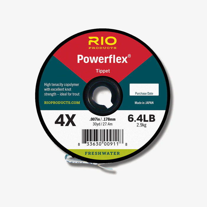 Rio Powerflex Tippet--3 Pack
