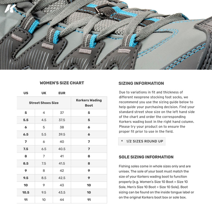 Korkers Women's Bantam Lite Wading Boot