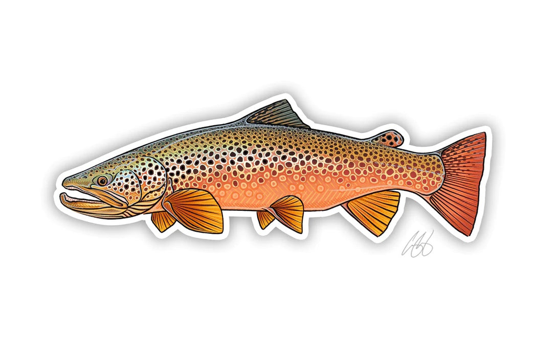 Casey Underwood Artwork - Autumn Brown Decal