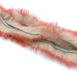 Rabbit Flesh Strips Two Tone, Crosscut--Hareline