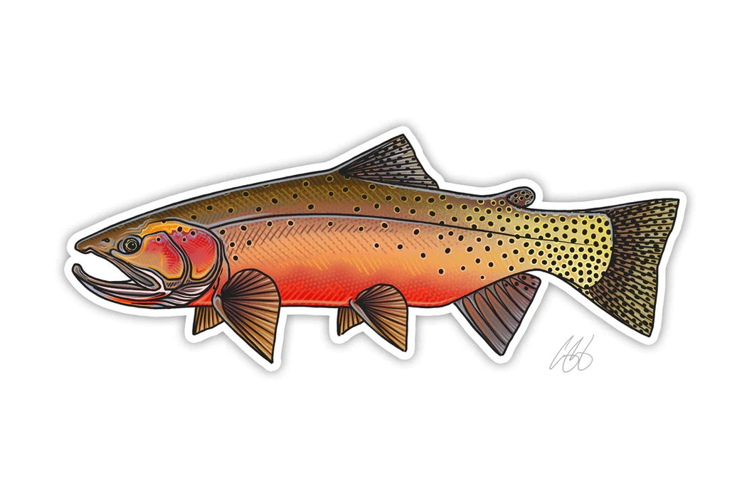 Casey Underwood Artwork - Westslope Cutthroat Decal