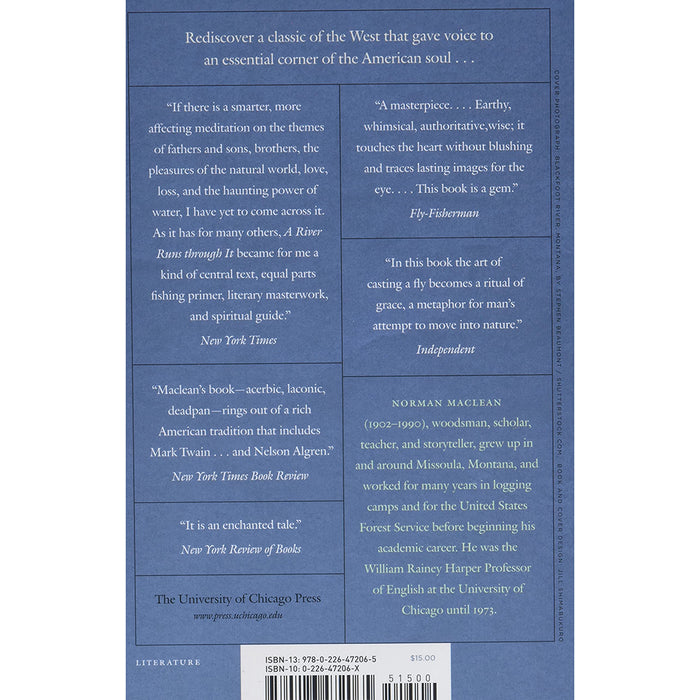 A River Runs Through It and Other Stories--Norman MacLean (Softcover)