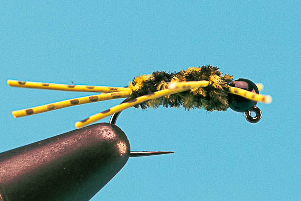 Jiggy Legs Short - Tungsten (Barbless)