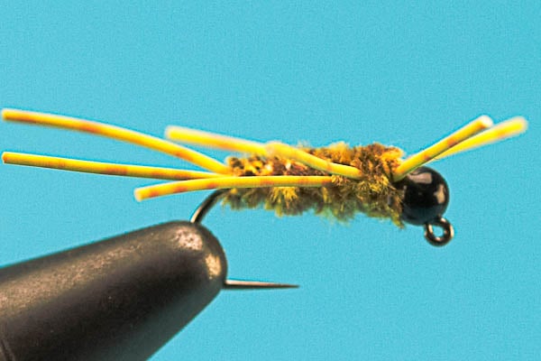 Jiggy Legs Short - Tungsten (Barbless)