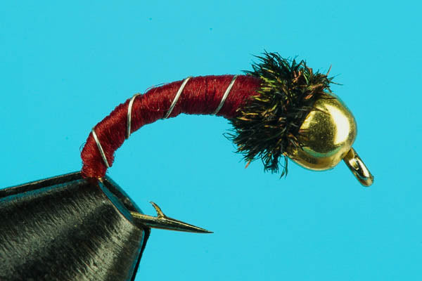 Zebra Midge Curved - Tungsten